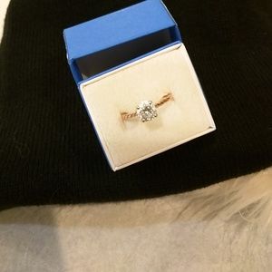 PURE ROSE GOLD PROMISE RING